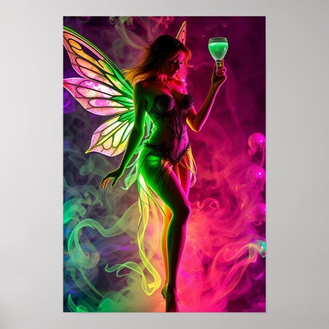 Póster Absinthe Green Fairy Poster (Frente)
