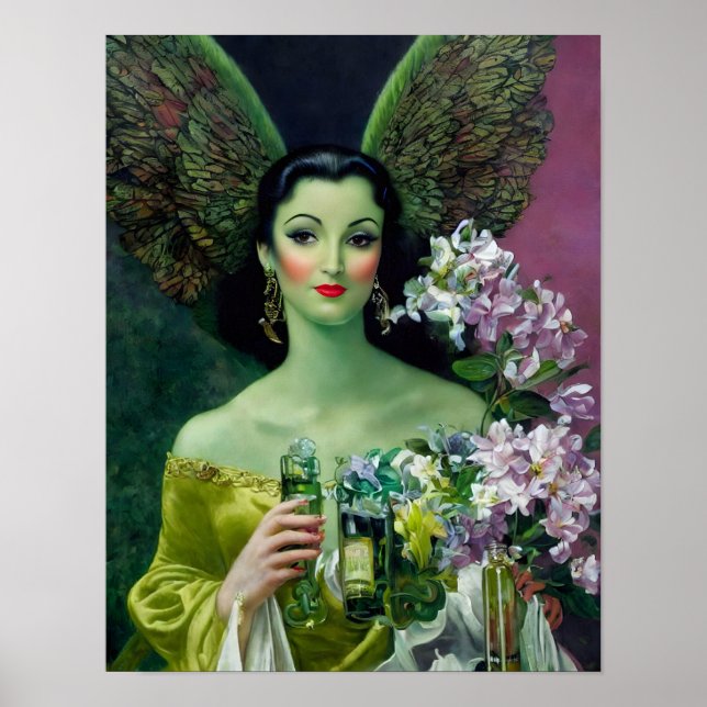 Póster Absinthe Green Fairy Poster (Frente)