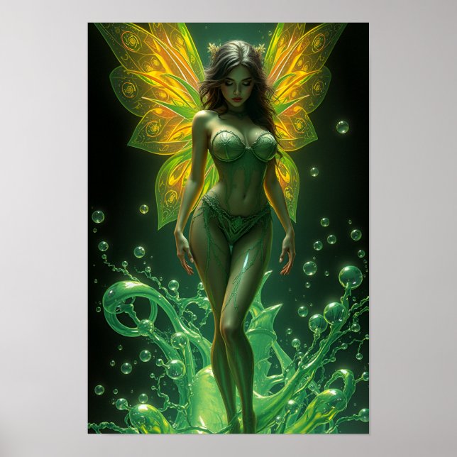 Póster Absinthe Green Fairy Poster (Frente)