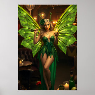 Póster Absinthe Green Fairy Poster