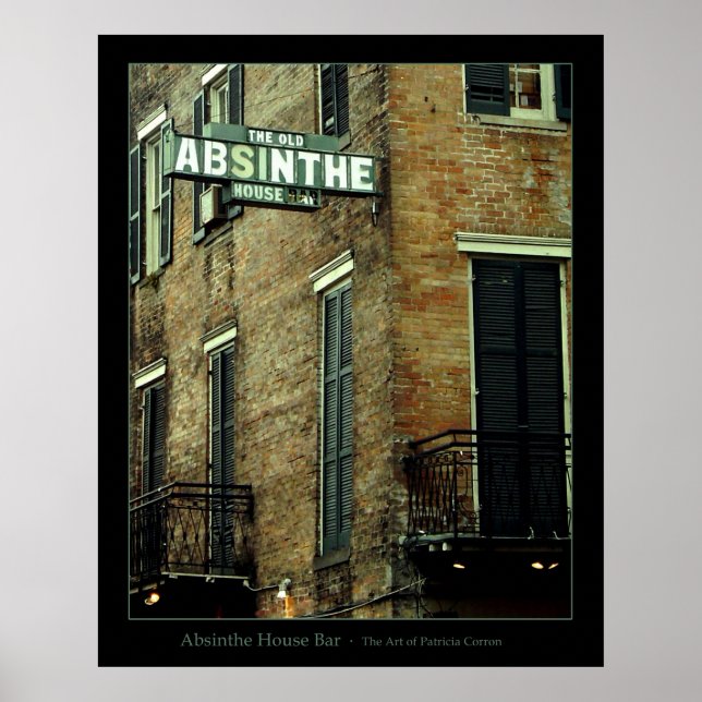 Póster Absinthe House Bar (Frente)