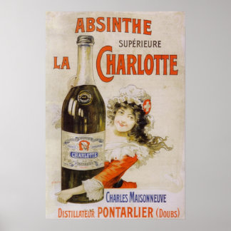 Póster Absinthe La Charlotte