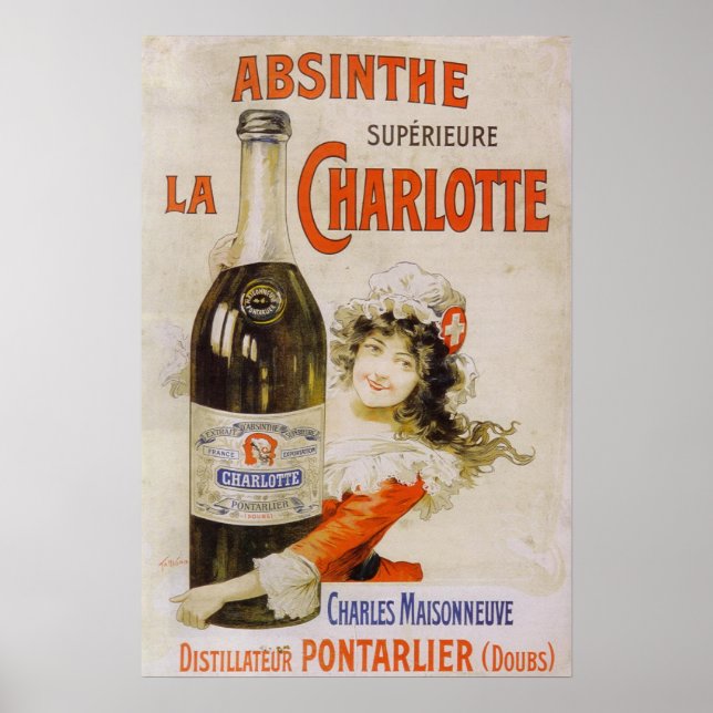 Póster Absinthe La Charlotte (Frente)
