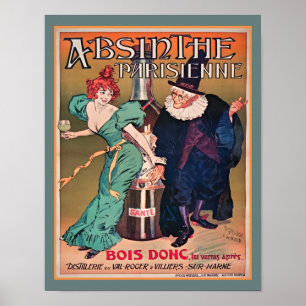 Póster Absinthe Parisienne