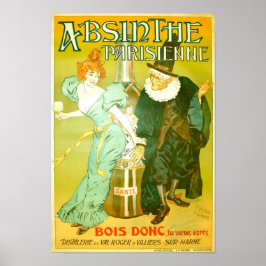 Póster Absinthe Parisienne Gélis-Didot Malteste Bella Art