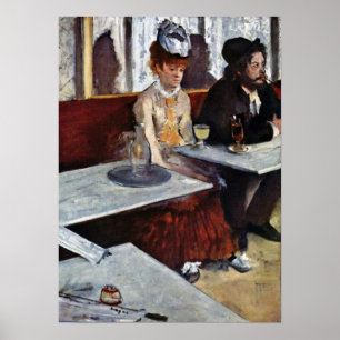 Póster Absinthe por Edgar Degas