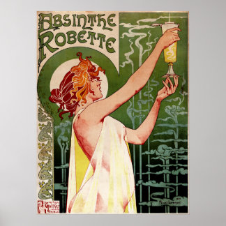 Póster Absinthe Robette