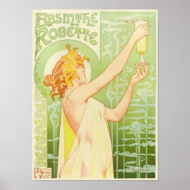Póster Absinthe Robette, Bella Artes Privat-Livemont