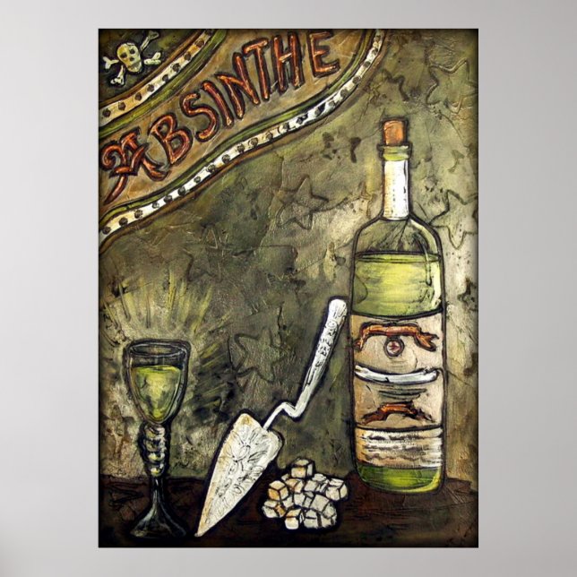 Póster Absinthe ~ The Green Fairy (Frente)