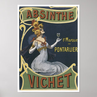 Póster Absinthe Vichet