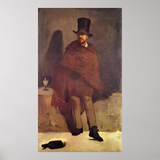 Póster Absinthtrinker Manet, Poster de Douard