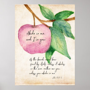 Póster Abstenerse En Mi Frutísima Manzana