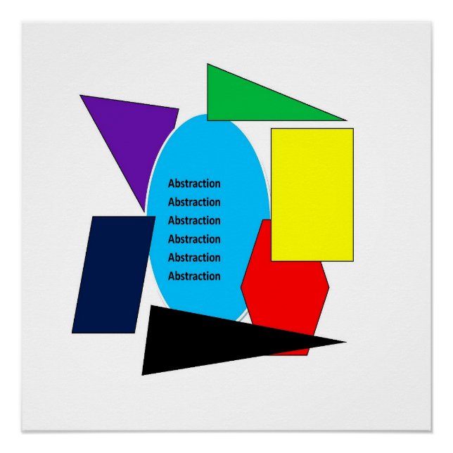 Póster Abstracción Abstracción (Anverso)