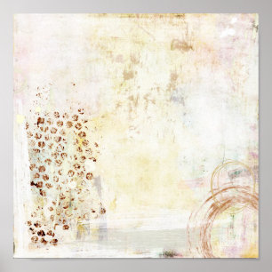 Póster Abstracción blanca