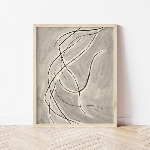 Póster Abstracción de baile Abraham Walkowitz