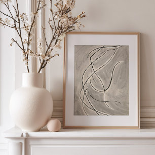 Póster Abstracción de Danza Abraham Walkowitz