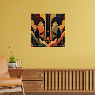 Póster Abstracción Deco