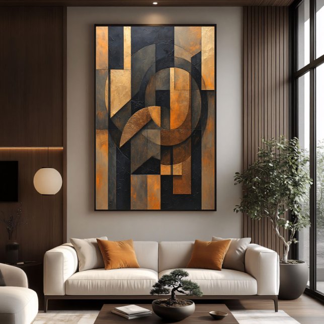 Póster Abstracción Dorada (Subido por el creador)