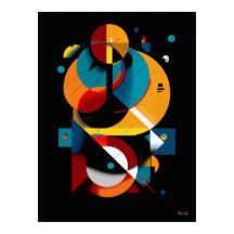 Abstracción geométrica moderna: órbita Bauhaus