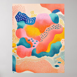Póster Abstracciones coloridas
