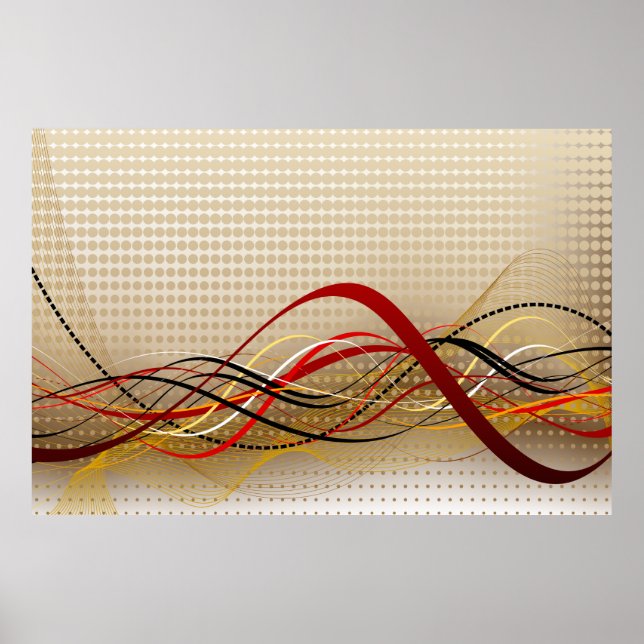 Póster Abstract Art 33 Print (Frente)