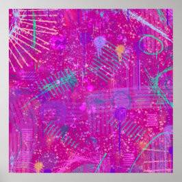 Póster Abstract Art: A Real Personality 