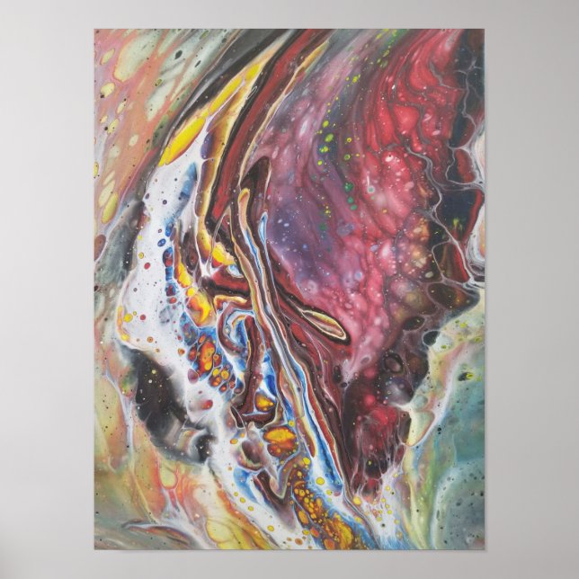 Póster Abstract Art - Butterfly's Wing (Frente)