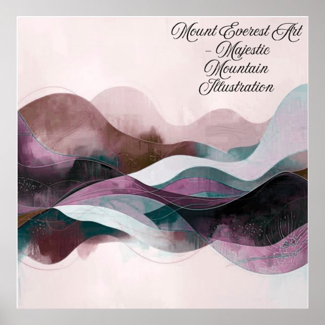 Póster Abstract Art Design | Modern Minimalist (Frente)