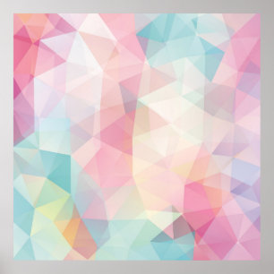 Póster abstract background consisting of trianglesbackgro