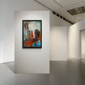 Póster Abstract Cityscape 