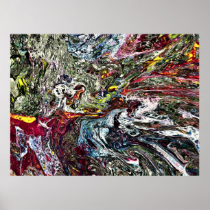 Póster Abstract Color Study 45,