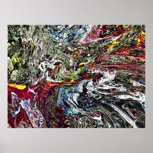 Póster Abstract Color Study 45, (Frente)