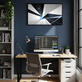 Póster Abstract Cosmic Portal