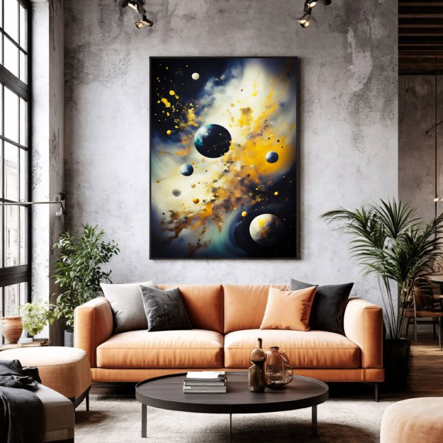 Póster Abstract Cosmos: Planets in Dance (Subido por el creador)