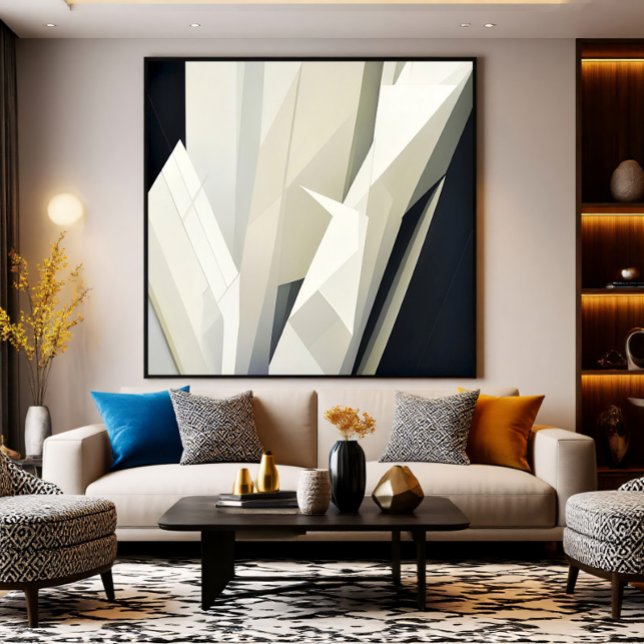 Póster Abstract Crystalline Geometry (Subido por el creador)