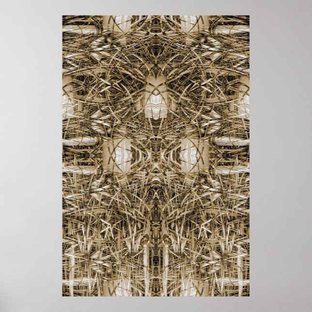 Póster Abstract fantasy construction poster (Frente)