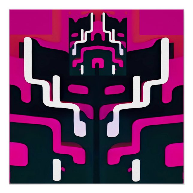 Póster Abstract Fiend - Ken Gage Art (Anverso)