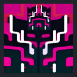 Póster Abstract Fiend - Ken Gage Art<br><div class="desc">Abstracto Fiend. 2024,  Ken Gage. Medios mixtos: abstracto,  surrealismo pop.</div>