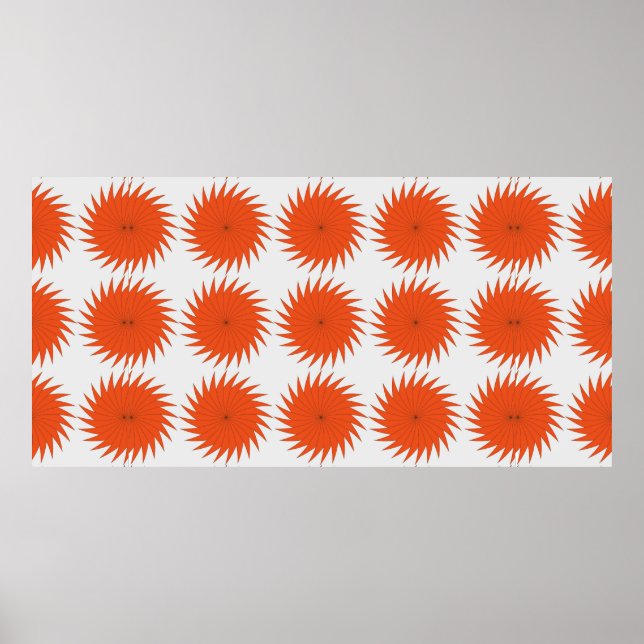 Póster Abstract geometric pattern with stripes, lines. A  (Frente)