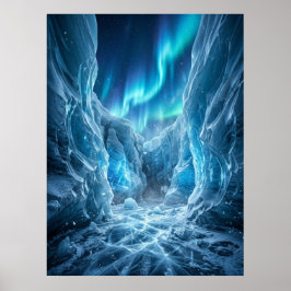 Póster Abstract Glitch Digital Chaos Art