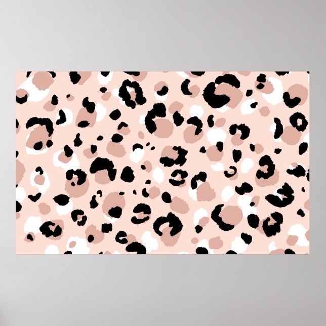 Póster Abstract modern leopard seamless pattern. Animals  (Frente)