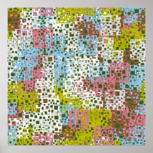 Póster Abstract seamless pattern. Paints of the spring la