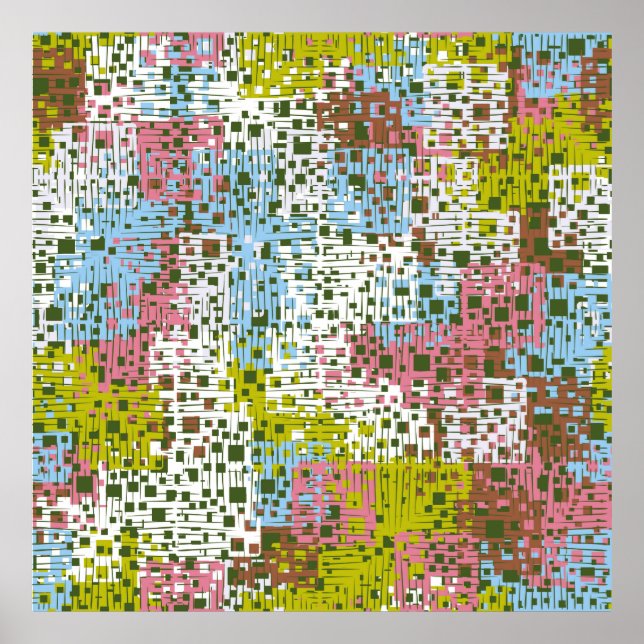 Póster Abstract seamless pattern. Paints of the spring la (Frente)