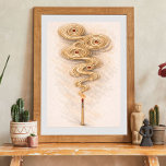 Póster abstract smoke art | matchstick illustration<br><div class="desc">abstract smoke illustration, surreal matchstick smoke artwork, conceptual abstract drawing, minimalist surreal art style, creative smoke swirl illustration, symbolic burning match artwork, modern abstract line design, contemporary conceptual illustration, flowing smoke pattern drawing, artistic matchstick concept art, elegant minimalist abstract artwork, imaginative smoke swirl design, creative symbolic illustration, modern artistic sketch,...</div>