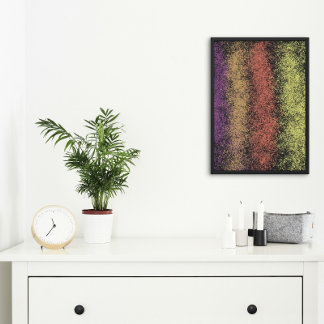 Póster Abstract striped scrapbook poster texture