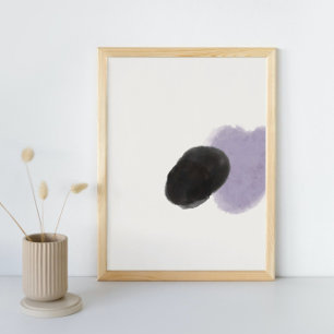 Póster Abstract Watercolor Geometrical, Abstract, Minimal