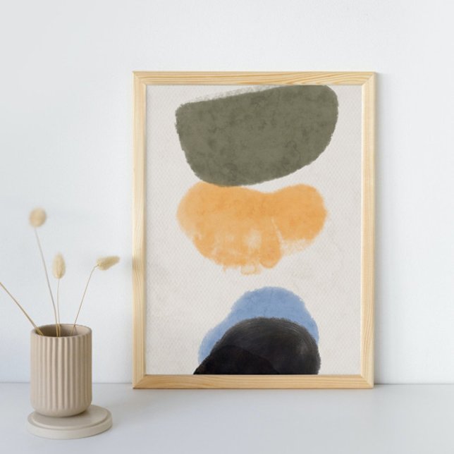 Póster Abstract Watercolor Geometrical, Abstract, Minimal (Subido por el creador)