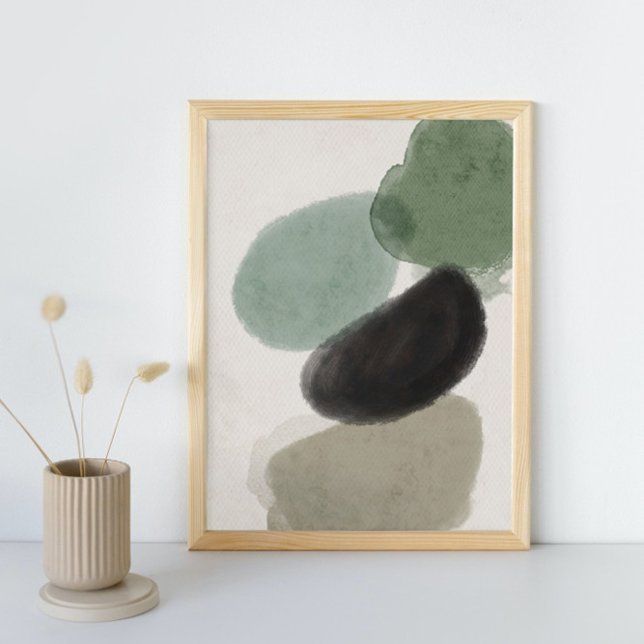 Póster Abstract Watercolor Geometrical, Abstract, Minimal (Subido por el creador)