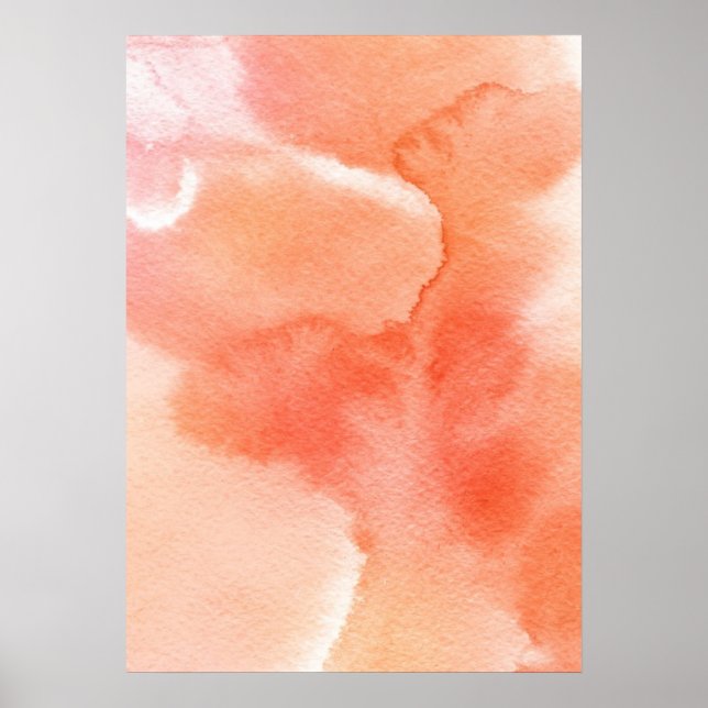 Póster Abstract watercolor hand painted background (Frente)