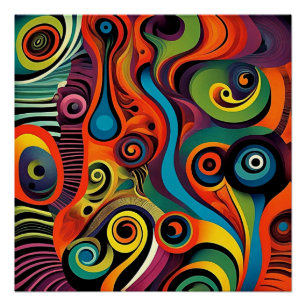 Póster Abstracta Psychedelica 11